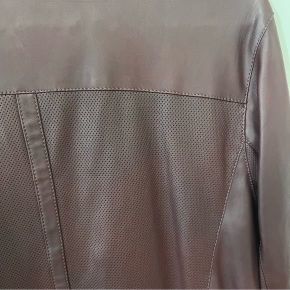 Zara Men's Maroon Bomber Jacket - Picture 3 of 8